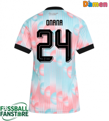 Belgien Amadou Onana #24 Replik Auswärtstrikot Damen WM 2026 Kurzarm